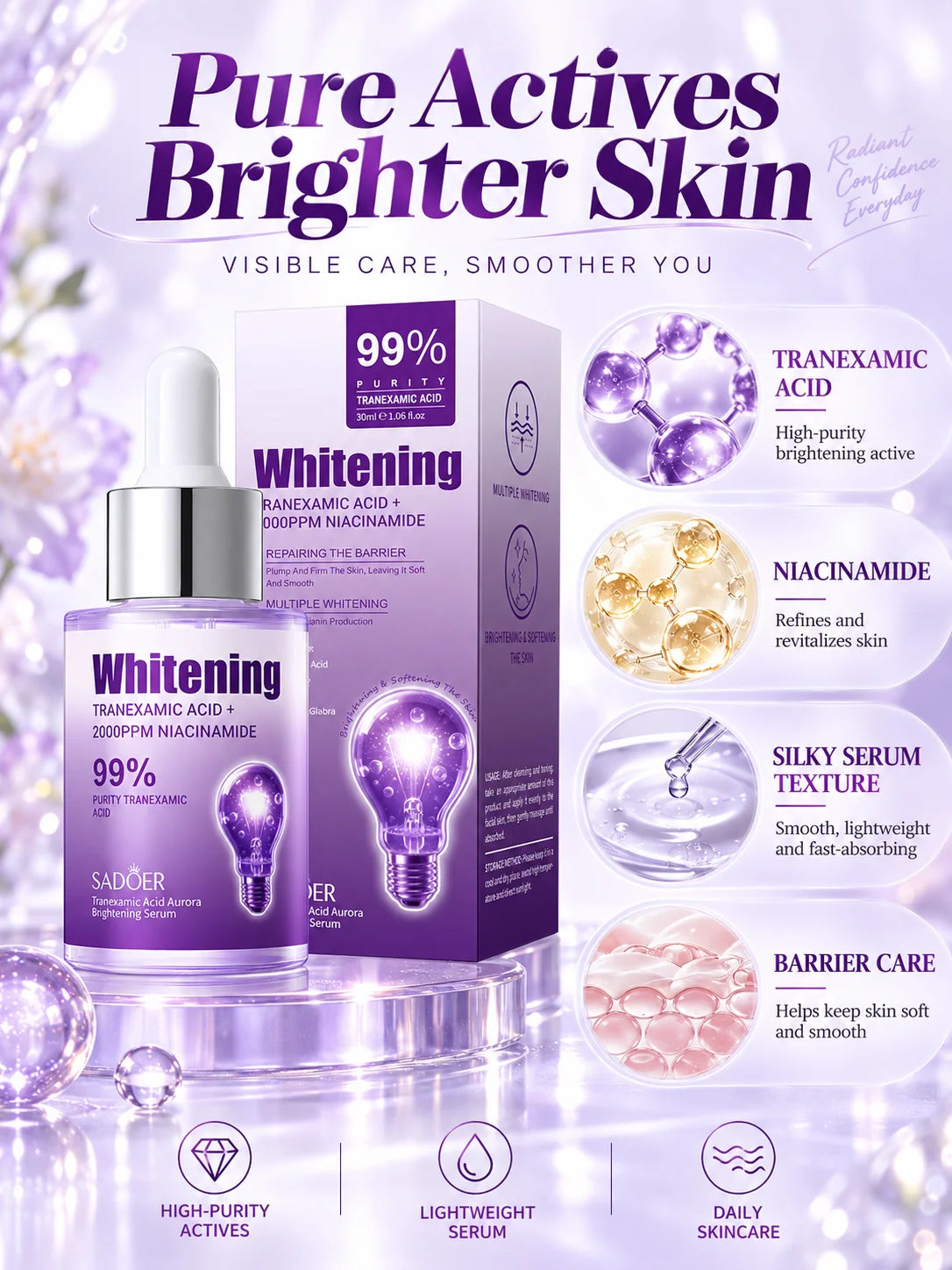 Elima Whitening & Smoothing Serum