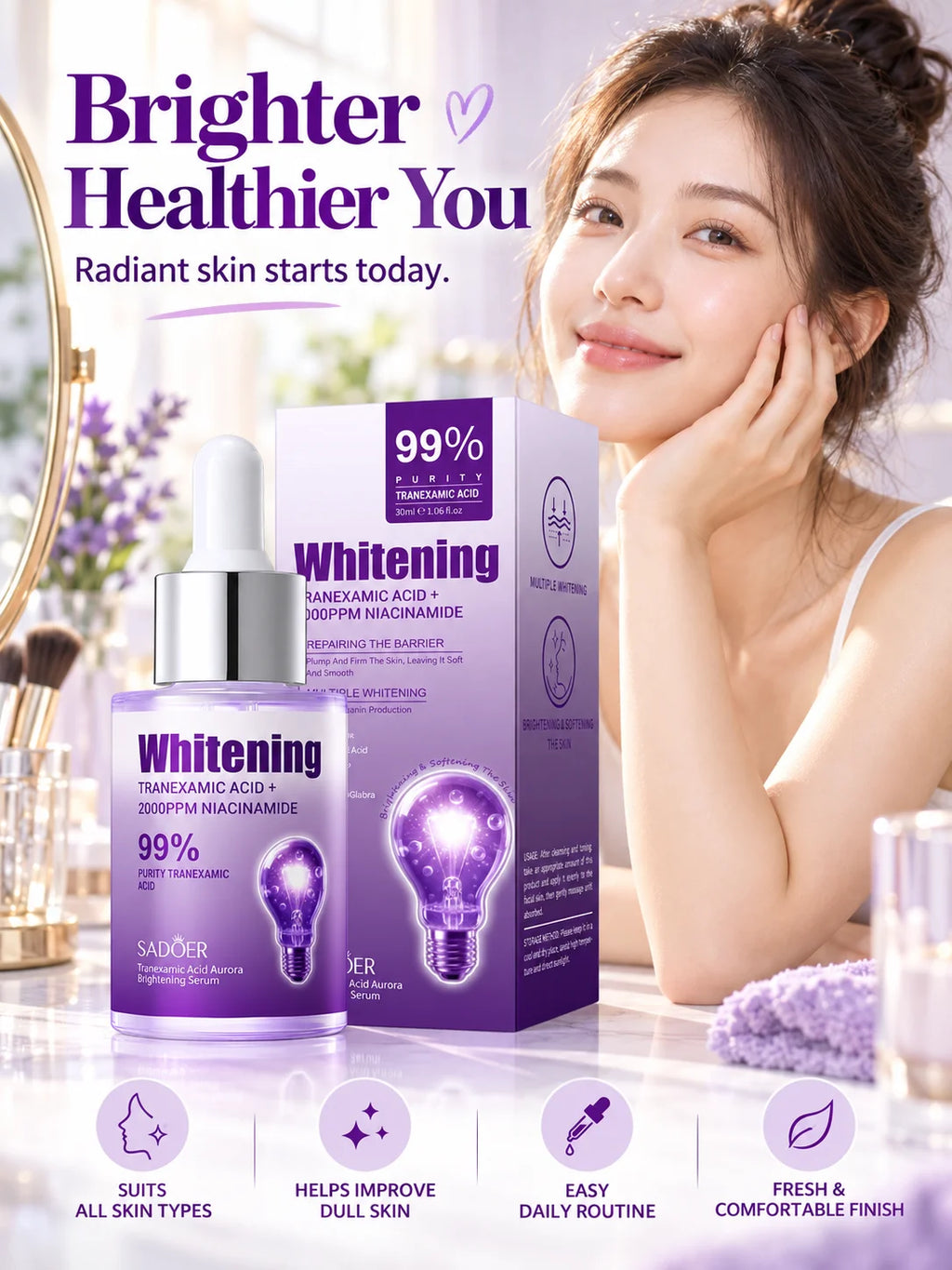 Elima Whitening & Smoothing Serum