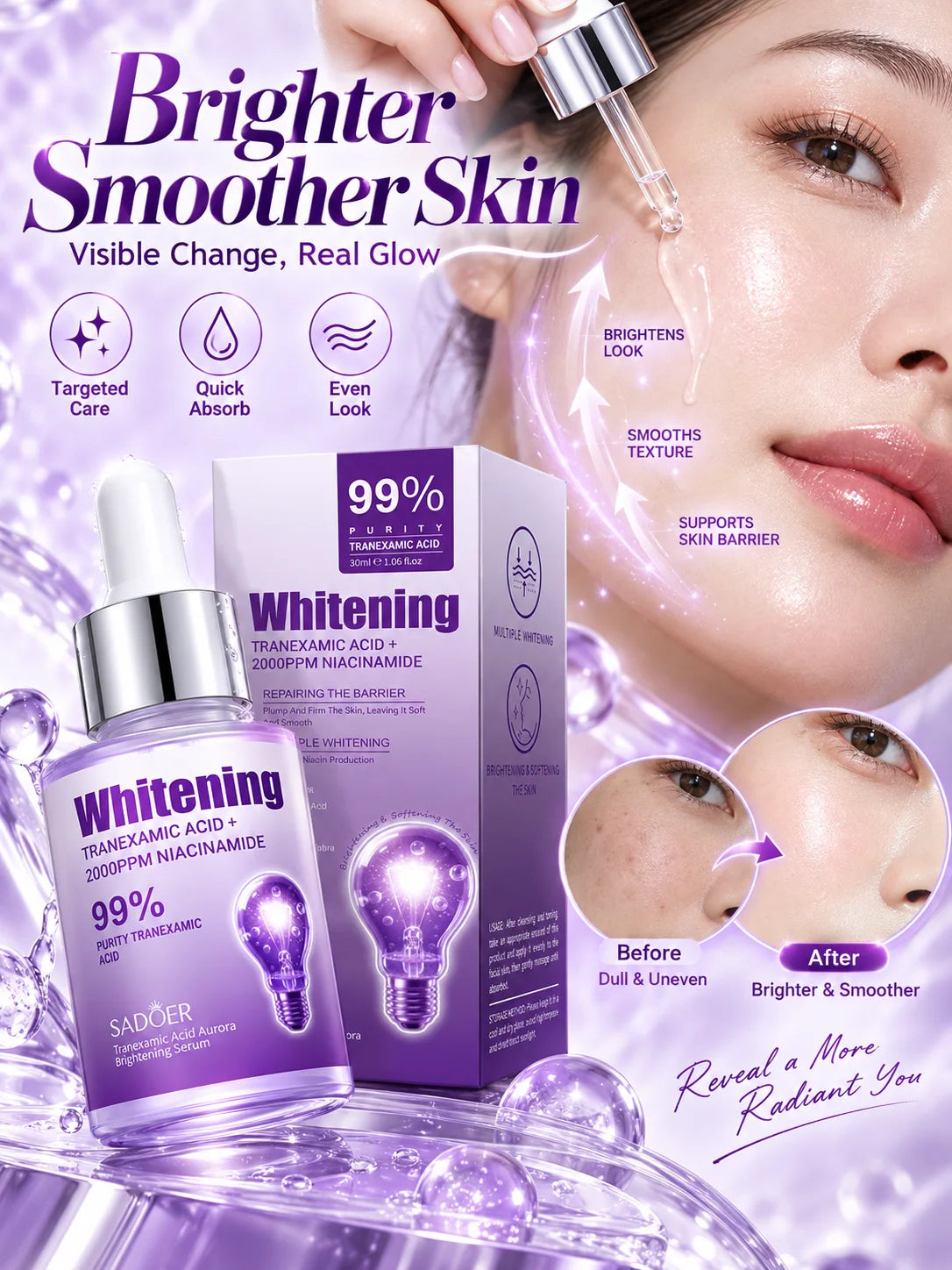 Elima Whitening & Smoothing Serum